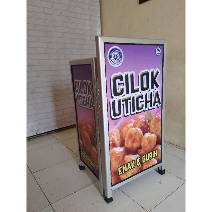 TERBARU!!! Booth Portable Meja Lipat Rombong Mini untuk jualan pentol bakso cilok siomay dll