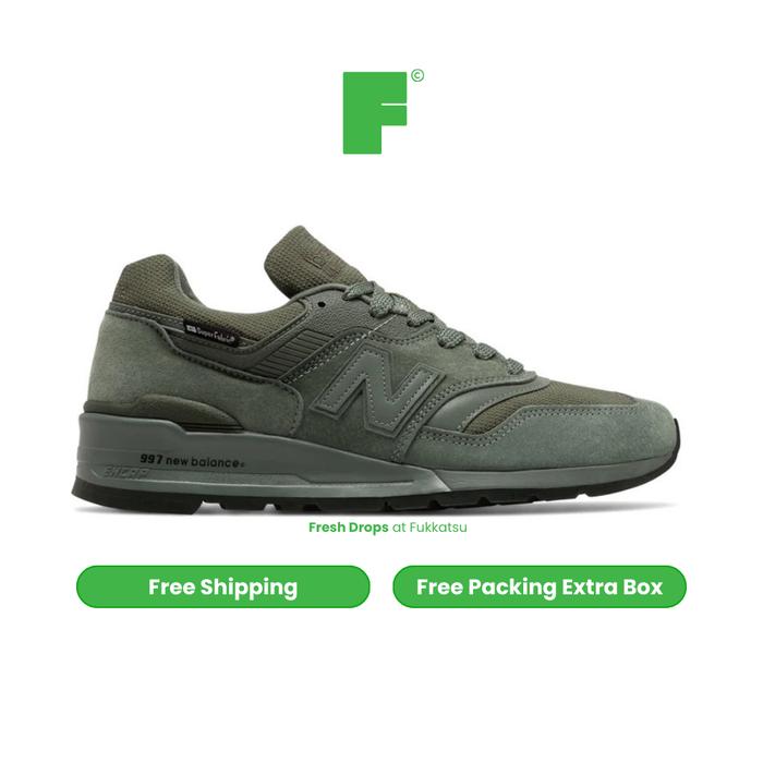 Sneakers Sepatu New Balance SuperFabric x 997 Made In USA 'Olive' /  sneakers /  997 Sepatu Pria Sne