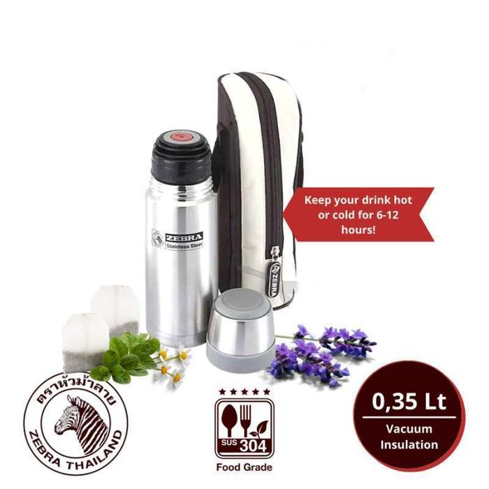 Vacuum Flask - Thermos air - Zebra