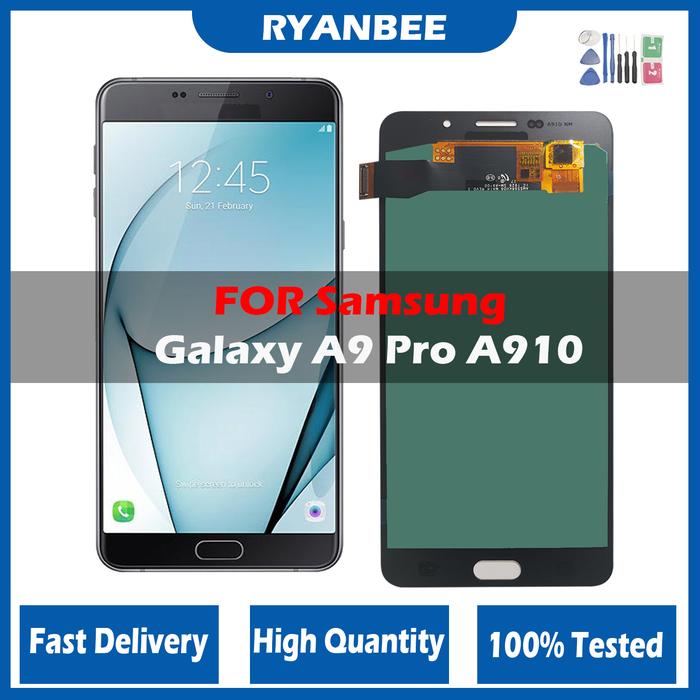 AMOLED Original LCD For Samsung Galaxy A9 Pro 2016 A910 A9100 A910F