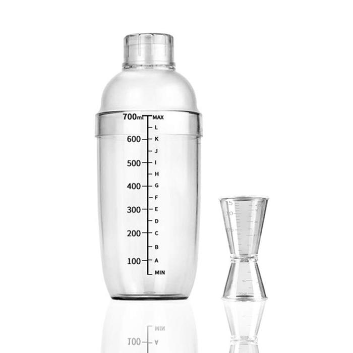 Cocktail Shaker, Plastic Cocktail Shaker Set Use Wine Shaker Bar
