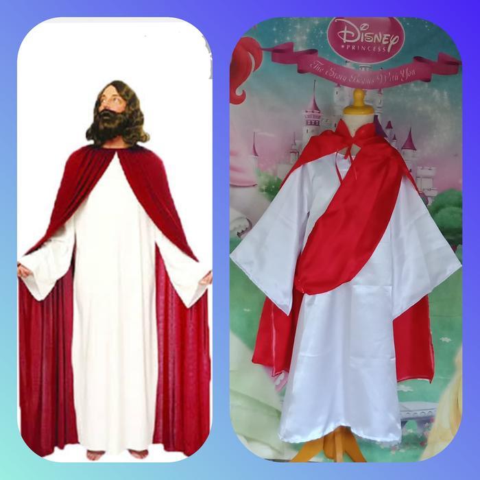 Yesus Baju Kostum Keagamaan/Baju Jubah Yesus Size Anak Dan Dewasa/Jesus Biblical Costume