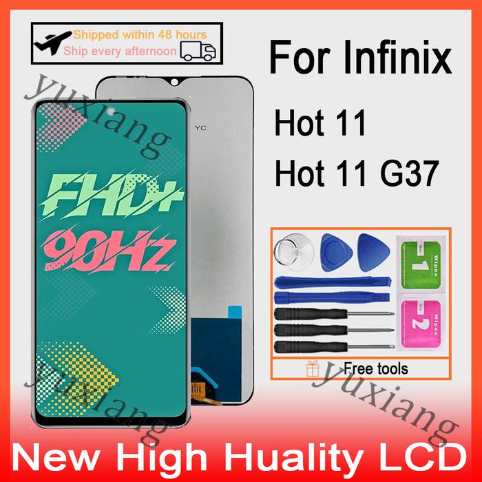 Original LCD For Infinix Hot 11 X662 X662B LCD Display Touch Screen