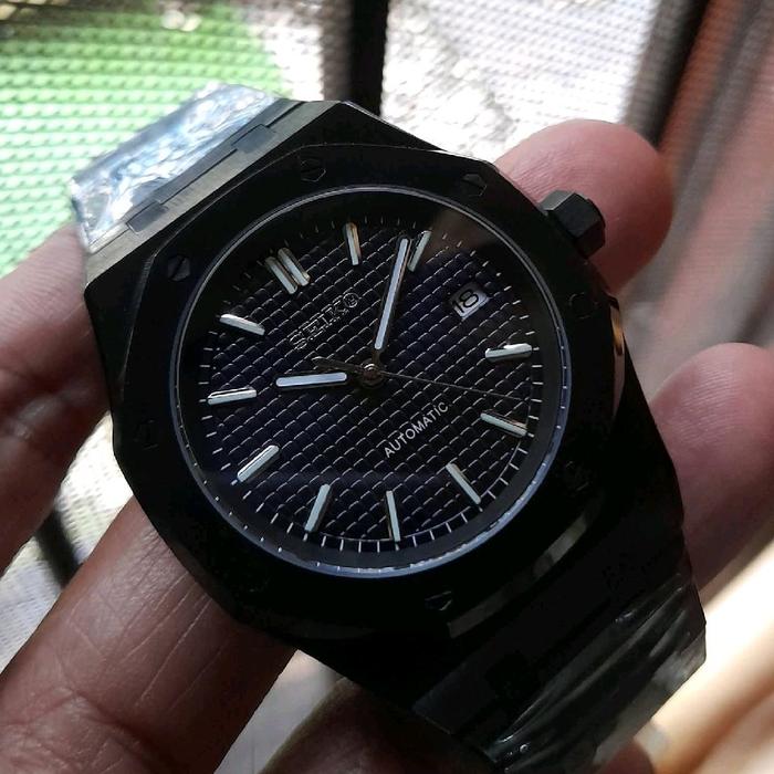 Seiko mod black AP oak mod nh35 mod skx srpd  mod marine master