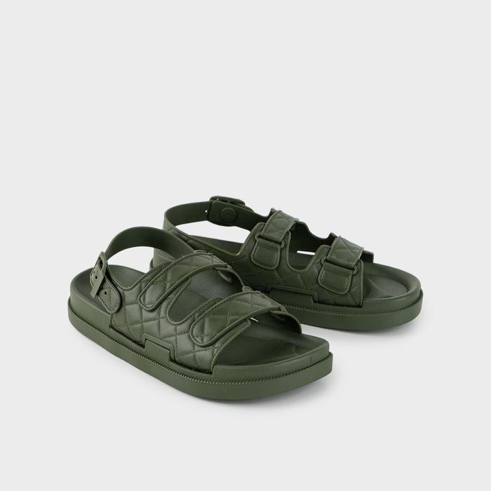 URBAN&CO Essentials Sandal Wanita Sendal Casual - Elaina Green