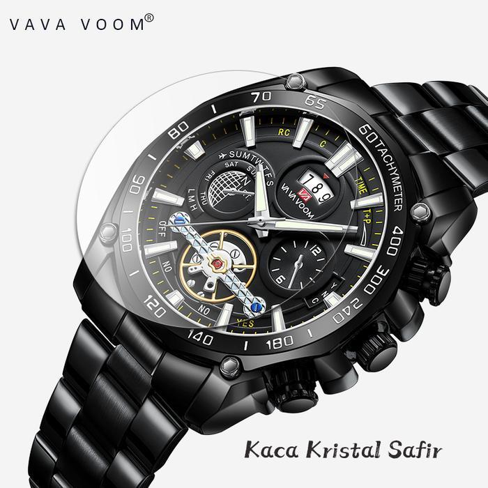 Jam tangan Vava Voom 2421 Luxury Premium original Luminous analog Ori
