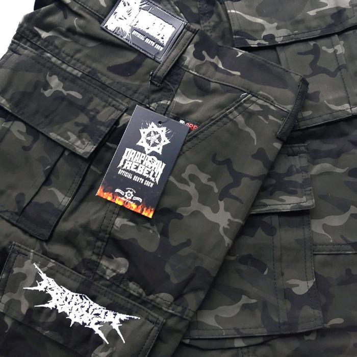 Celana Pria Loreng / Celana Cargo Prapatan Rebel / Celana Pendek Dewasa