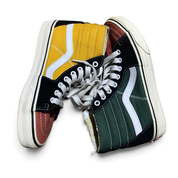 Vans Sk8-Hi Varsity Multi/Blanc De Blanc