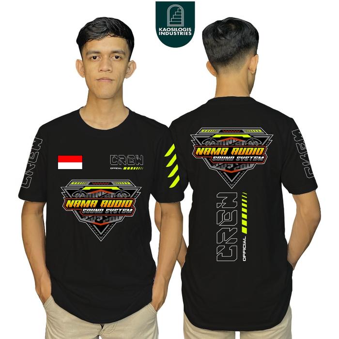 Kaos Audio Sound System Custom Nama Audio Crew Operator Sound System DB - Kaosilogis