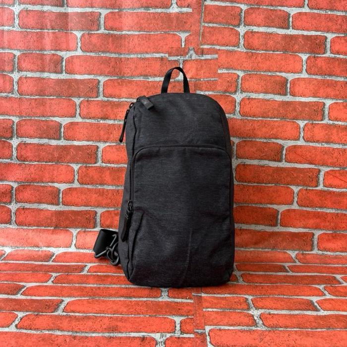 TAS WAISTBAG WB PRIA BEANPOLE SPORTS SECOND BEANDED ABU KEHITAMAN / TAS SAMPING PRIA BEANPOLE