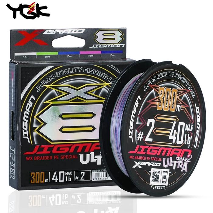 Original YGK Upgrade X8 Braid Jigman ULTRA PE Fishing Line Made In