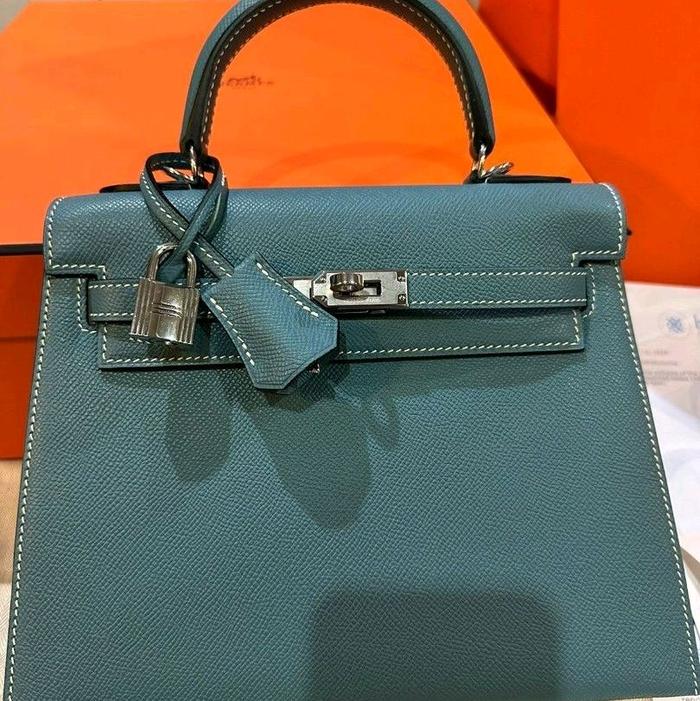 AUTHENTIC HERMES KELLY BLUE JEANS PRELOVED