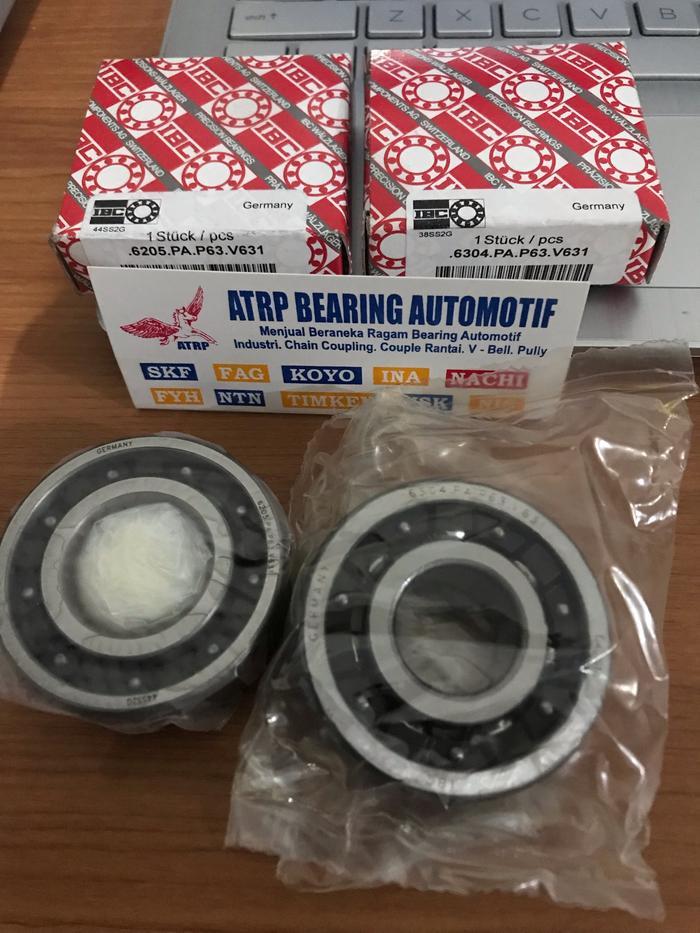 BEARING KRUK AS MOTOR YAMAHA JUPITER Z RX KING RXZ RXS VEGA R  6205 PAP63 6304 PAP63 IBC GERMANY