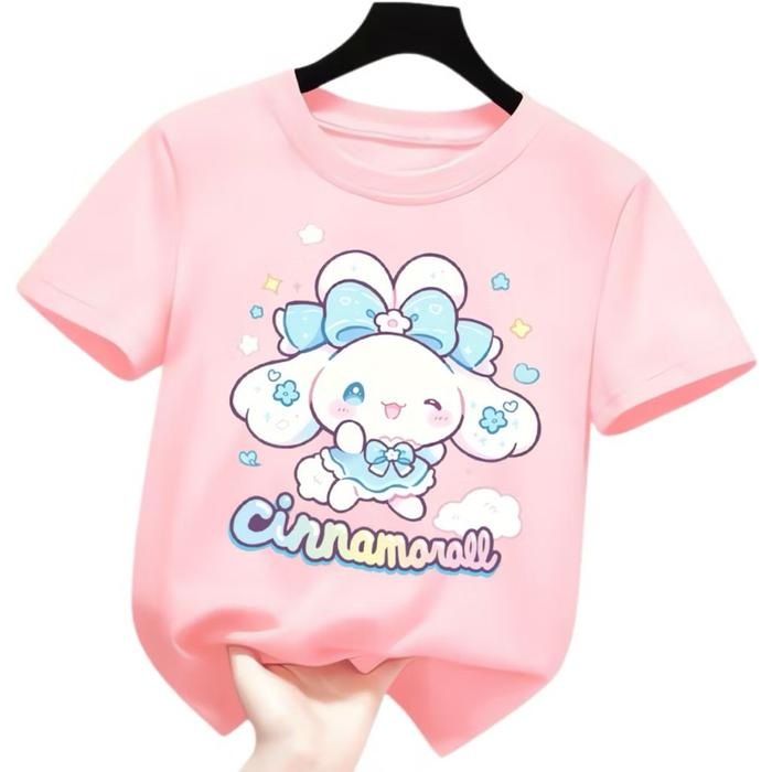 Baju Kaos Anak Perempuan Motif Cina Morrol (2) Oblong Anak Usia 2-12 Tahun - Fashion Cewek