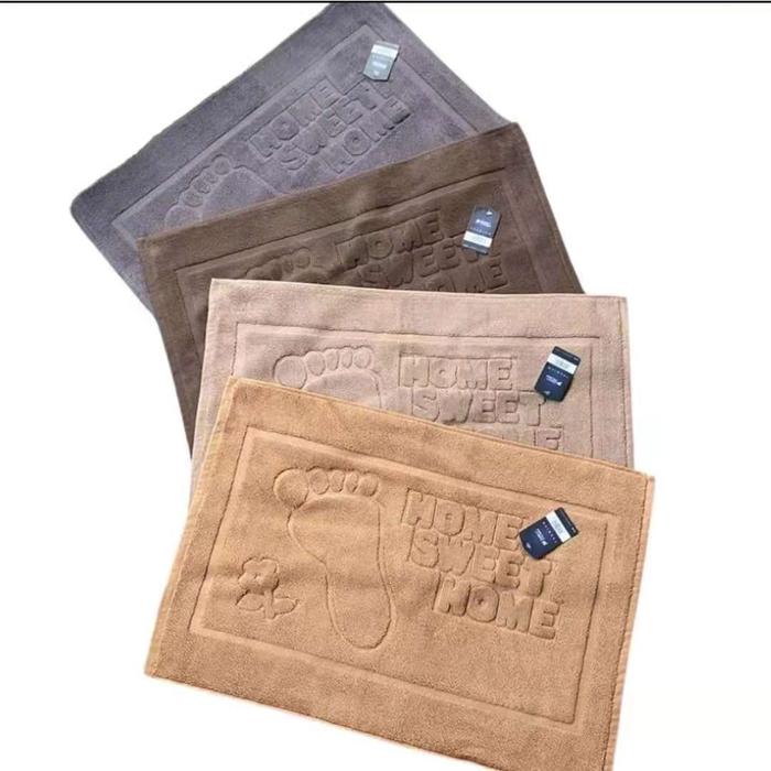 Keset Handuk Model Cap Kaki Bahan Tebal By Terry Palmer 45*60cm Keset Ukuran Sedang