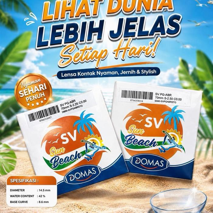 Lensa kacamata Domas Bluechromic sun beach