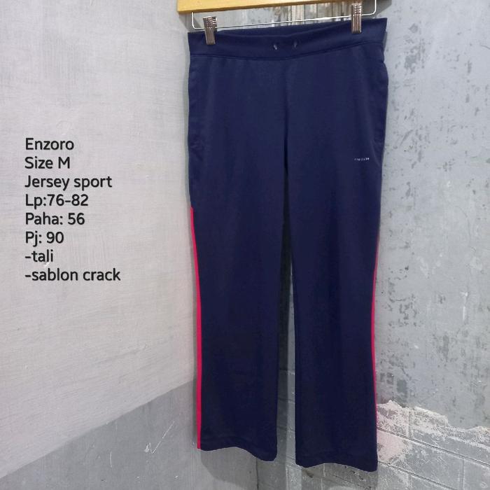 Enzoro Celana Olahraga Running Celana Jersey Sport Wanita