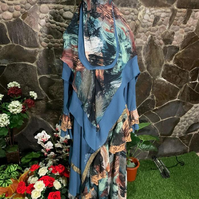 nha Miranda gamis syar'i set kerudung