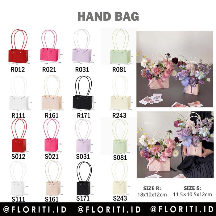 hand bag flower/tas bouquet flower
