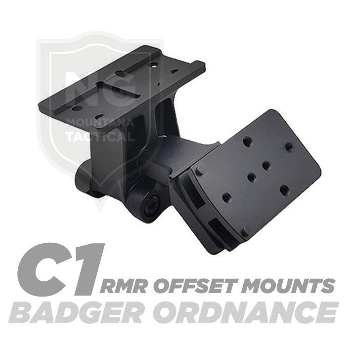 STOK TERBATAS !!!! TACTICAL BADGER C1 RMR MOUNT 1.54 WITH T2 T1 AND RMR OFFSET MOUNTS TERJANGKAU