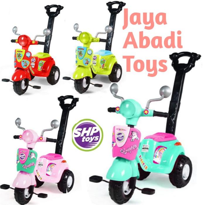 Sepeda Plastik Anak SHP Scooter 609 Bentuk Scoopy