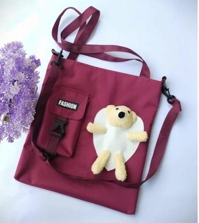 Totebag Chio Tas Wanita Tote bag Tas Selempang Tas Tote Bag Boneka