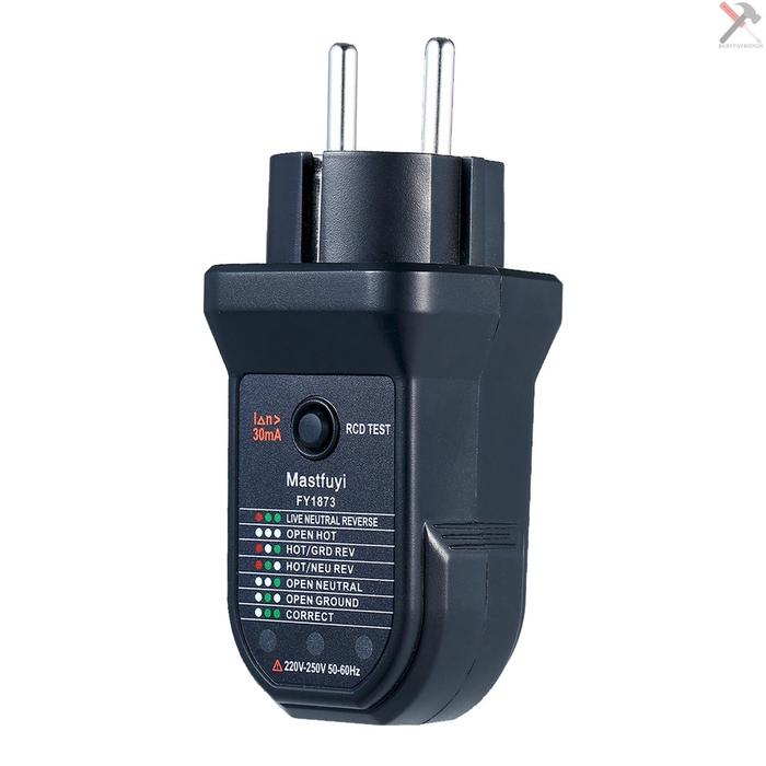 Fuyi Fy1873 Alat Uji Kebocoran Kabel Listrik Otomatis Rcd Warna Hitam