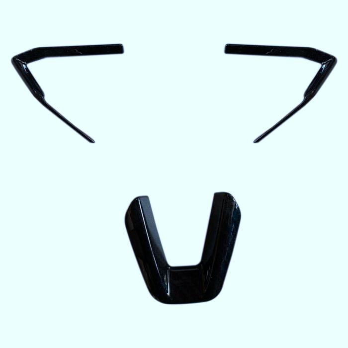 Car Steering Wheel Trim Sequin Overlay Sticker Accessory for Mazda 3