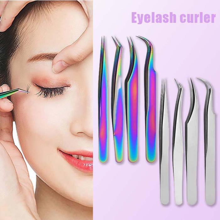 4pcs Pingset Bulu Mata Eyelash Pinset Bulu Mata Palsu Pinset Eyelash 1 Set Pinset Eyelash Nagaraku