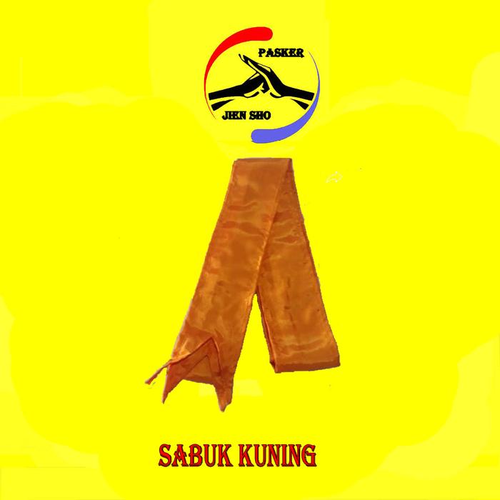 sabuk Kuning IKS.PI Kera Sakti polos bordir pelas