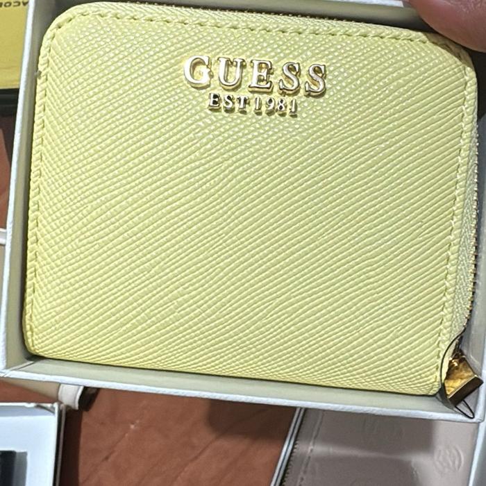 Guess dompet baru kuning kecil lipat new