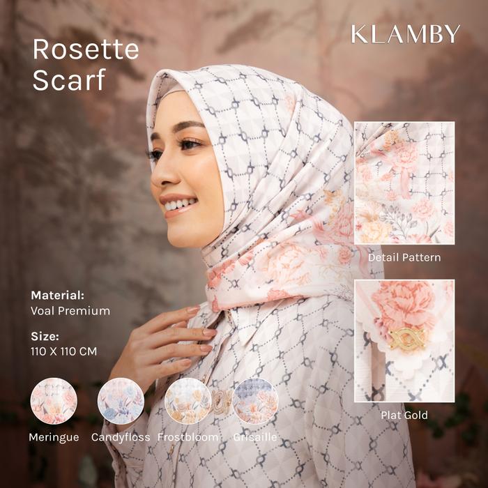 Wearing Klamby - Rosette Scarf