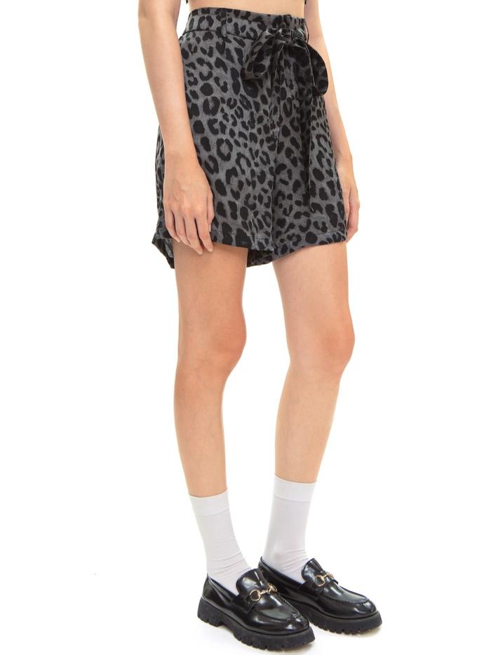 Gingersnap Bali - Rebab Short Pant Print Leopard