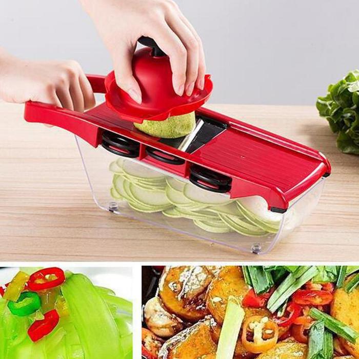 Mandoline Slicer Vegetable Slicer With 6 Blades Vegetable Spiral