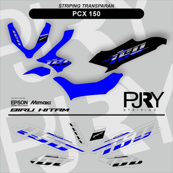STRIPING TRANSPARAN PCX 150 CC VERSI [NTS]