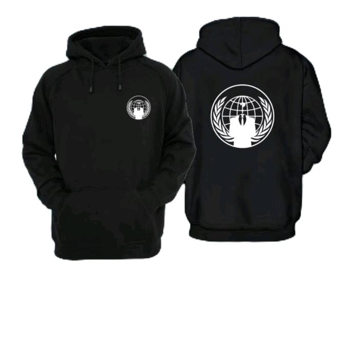 JAKET KATUN HOODIE ANONYMOUS HACKER // JACKET HOODIE ANONYMOUS HACKER COD