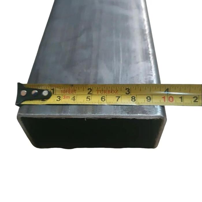 Besi Holo Hitam 5 x 10 CM Tebal 2,8mm Panjang 10 - 120 CM