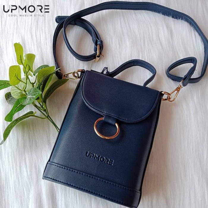 Terbaru Tas Wanita Slingbag Upmore Quitta Kulit Sintetis Lokal Maroon