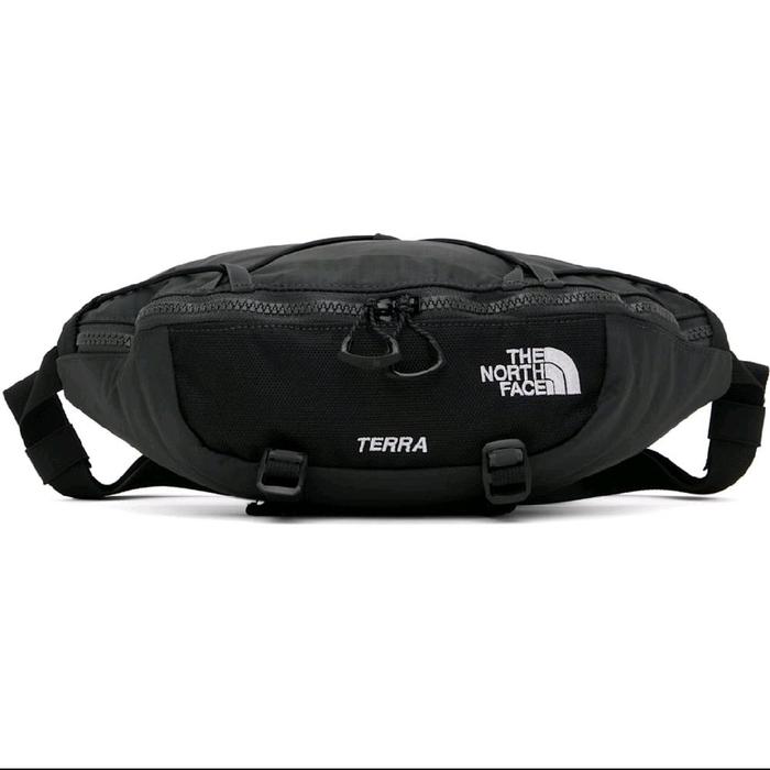 Tas Waistbag Unisex The north face Terra 3L & 6L Lumbar Hip Pack Hitam dengan Desain Praktis dan Tah