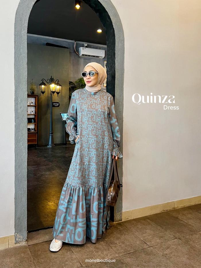 Monel - Dress / Dress Wanita - Quinza Dress