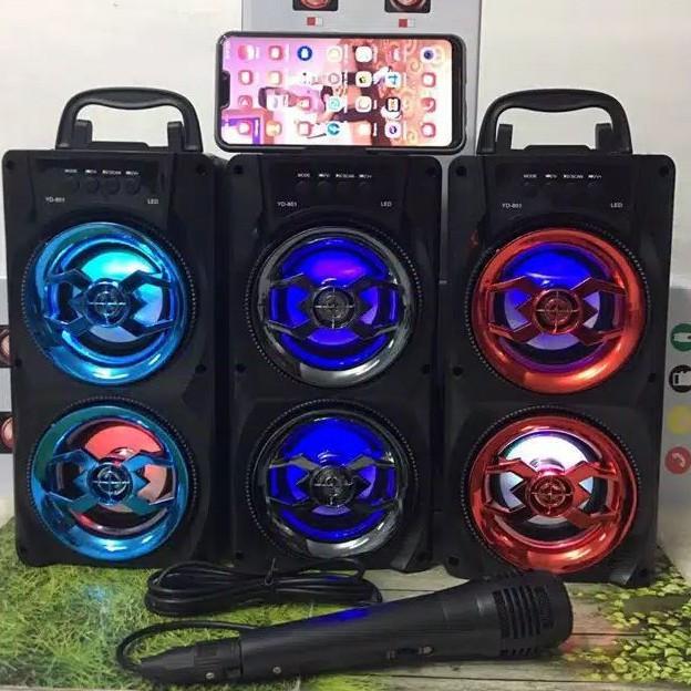 Speaker NIXNOX NX 801/802 speaker bluetooth portabel karaoke free mic