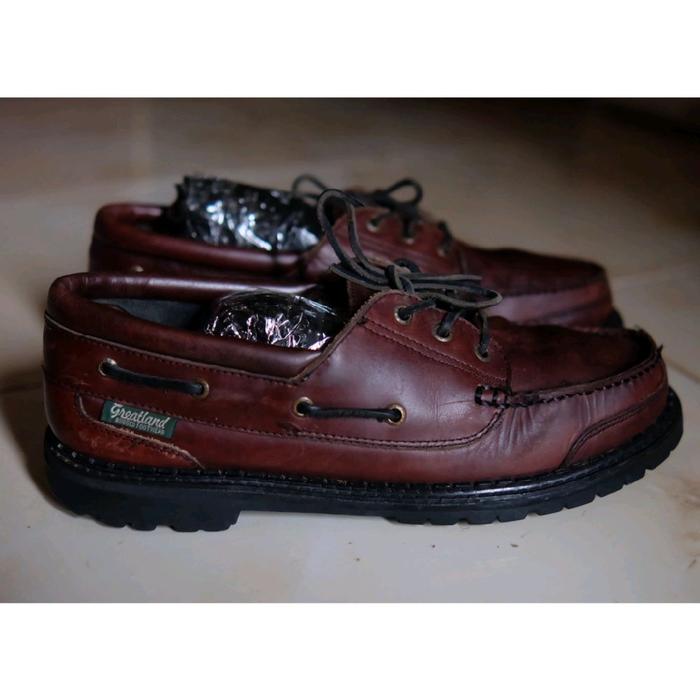 Sepatu Greatland Loafers Low Boots Leather Kulit Vintage Rugged not Timberland Caterpillar Dr Marten