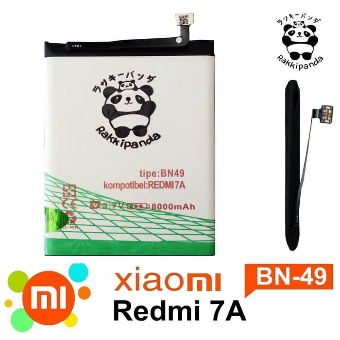 Baterai Xiaomi Redmi 7A BN49 Double IC Protection Rakki panda