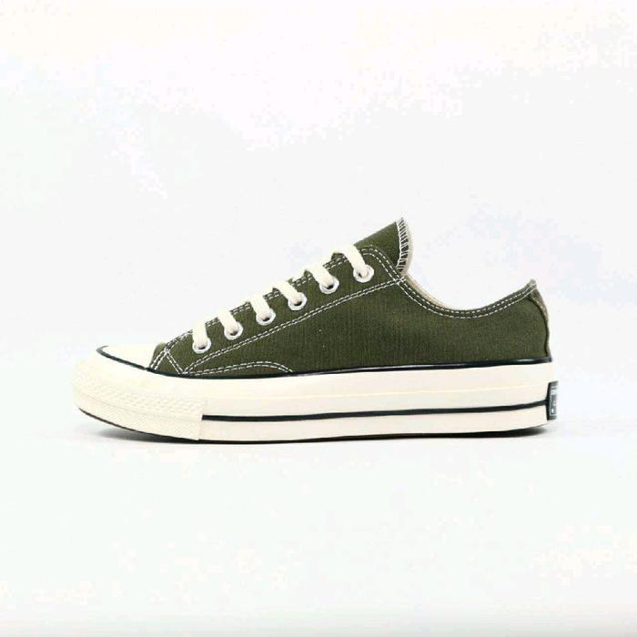 sepatu cassual pria wanita 70 Ox Low Green Field Surplus 162060C Free Kaos Kaki dan Buble Wrap / Do