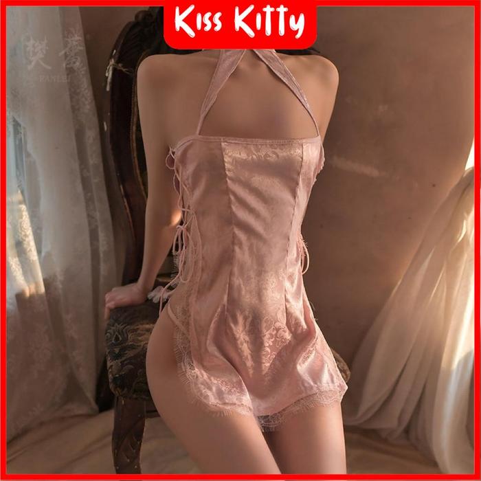 New SET LINGERIE CHEONGSAM LUCU QIPAO LACE