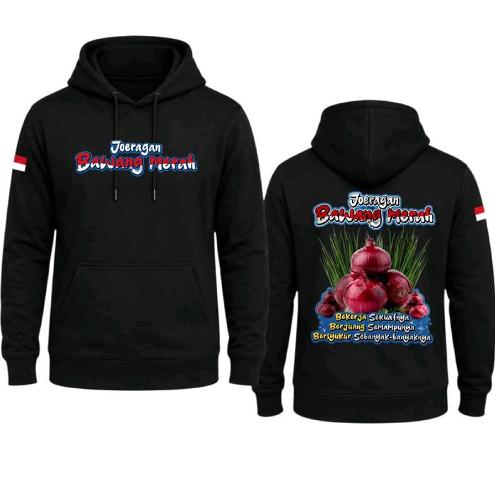 Hoodie Bawang Merah Pria Wanita Joeragan Bawang Merah Hoodie Komunitas Pertanian Sweater Komunitas P