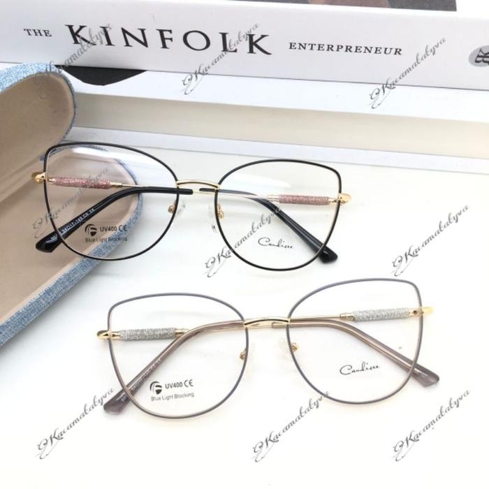 FREE LENSA PHOTOCHROMIC Kacamata Wanita Cat Eye Shinzuku