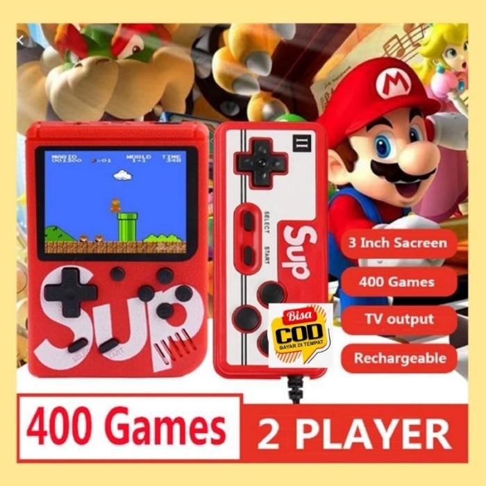 SMARTCOM ~ Gameboy RETRO 400in1 Games Mini SUP Permainan Anak Game Box Portabel 1 / 2 PLAYER Console