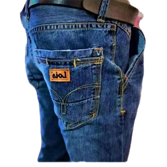 PROMO TERBARU...!JEANS PRIA ORIGINAL LOIS PREMIUM,Celana panjang pria Muda Keren Hitam Dewasa Nyaman