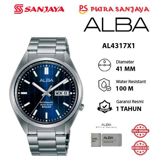 Jam Tangan Pria ALBA AL4317 AL4317X1 / AL4327 AL4327X1 Original Garansi Resmi 1 tahun Stainless Stee